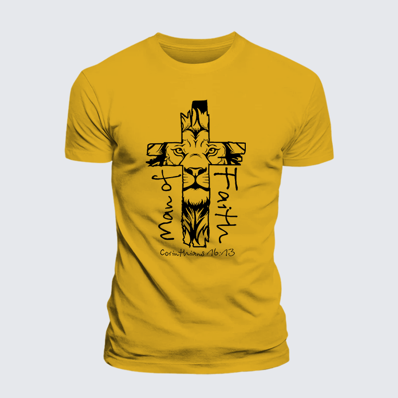 Luxe Mercerized Cotton Tee - Man Of Faith