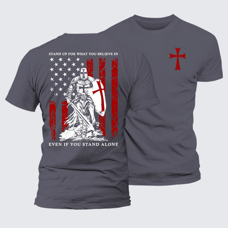 Luxe Mercerized Cotton Tee - Stand Up For What You Believe