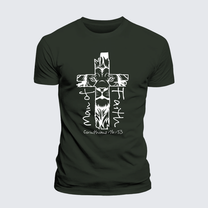 Luxe Mercerized Cotton Tee - Man Of Faith
