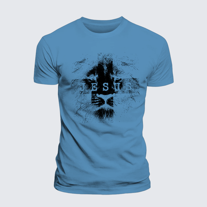 Luxe Mercerized Cotton Tee - Jesus Lion
