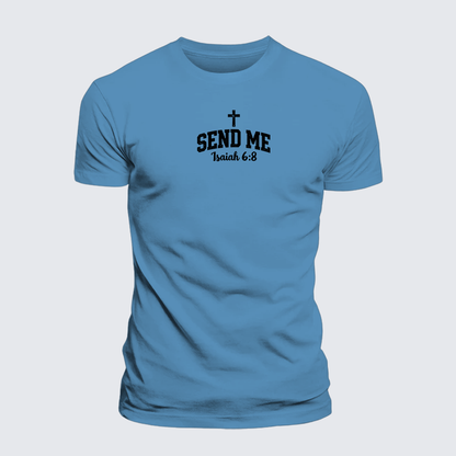 Luxe Mercerized Cotton Tee - Isaiah 6:8 - SEND ME