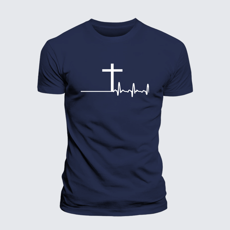 Luxe Mercerized Cotton Tee - ECG Cross