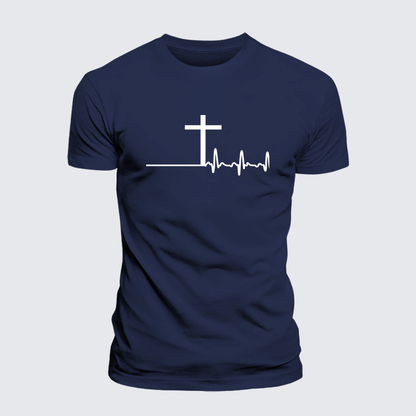 Luxe Mercerized Cotton Tee - ECG Cross