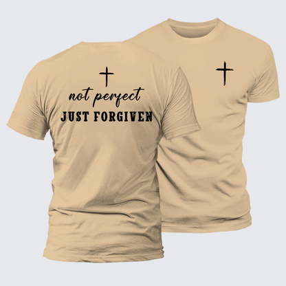 Luxe Mercerized Cotton Tee - Not Perfect Just Forgiven