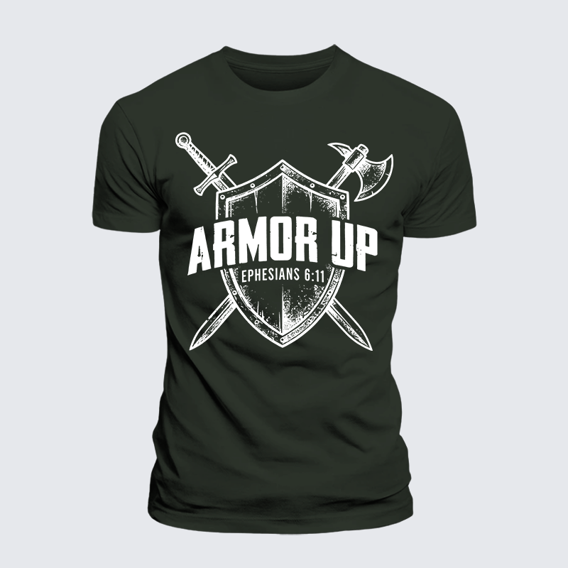 Luxe Mercerized Cotton Tee - Armor Up