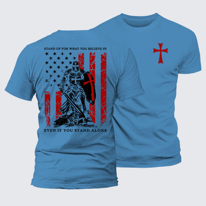 Luxe Mercerized Cotton Tee - Stand Up For What You Believe