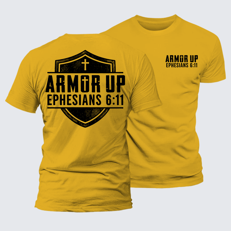 Luxe Mercerized Cotton Tee - Armor Up