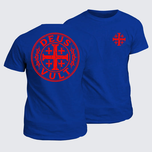 Classic Cotton Tee - Deus Vult