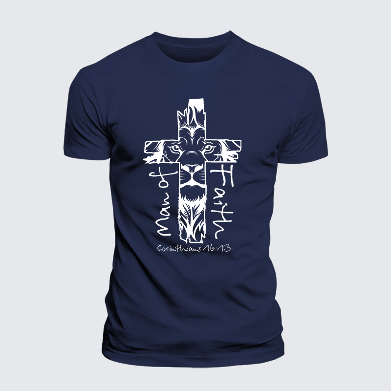 Luxe Mercerized Cotton Tee - Man Of Faith