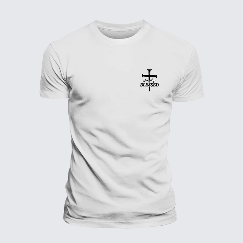 Luxe Mercerized Cotton Tee - Simply Blessed