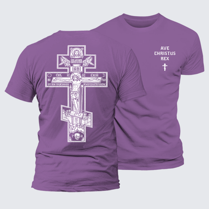 Luxe Mercerized Cotton Tee - Ave Christus Rex