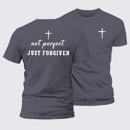 Luxe Mercerized Cotton Tee - Not Perfect Just Forgiven