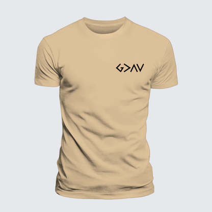 Luxe Mercerized Cotton Tee - God Is Greater Than The Highs And Lows