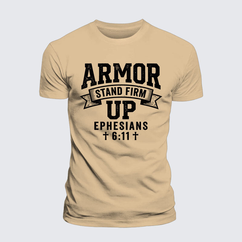 Luxe Mercerized Cotton Tee - Armor Up