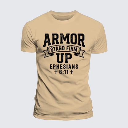Luxe Mercerized Cotton Tee - Armor Up
