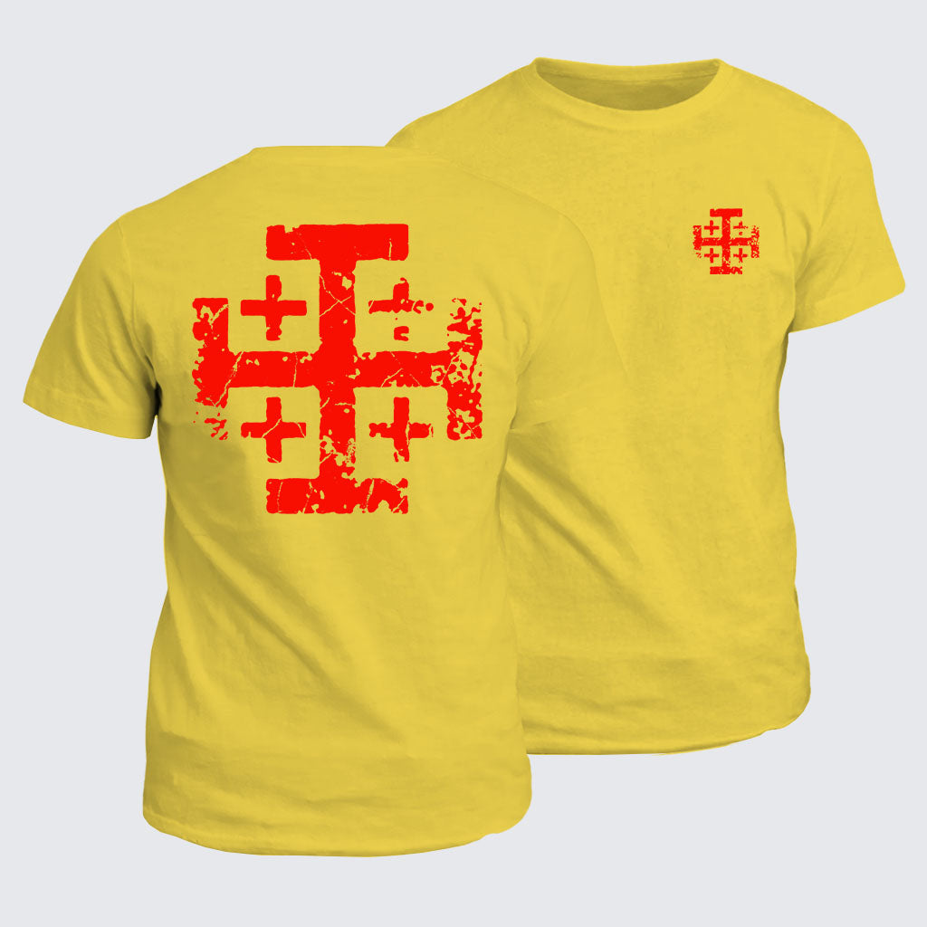Classic Cotton Tee - Knights Templar Jerusalem Cross