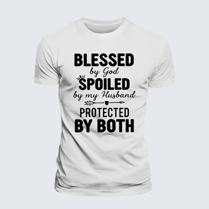 Luxe Mercerized Cotton Tee - God Bless