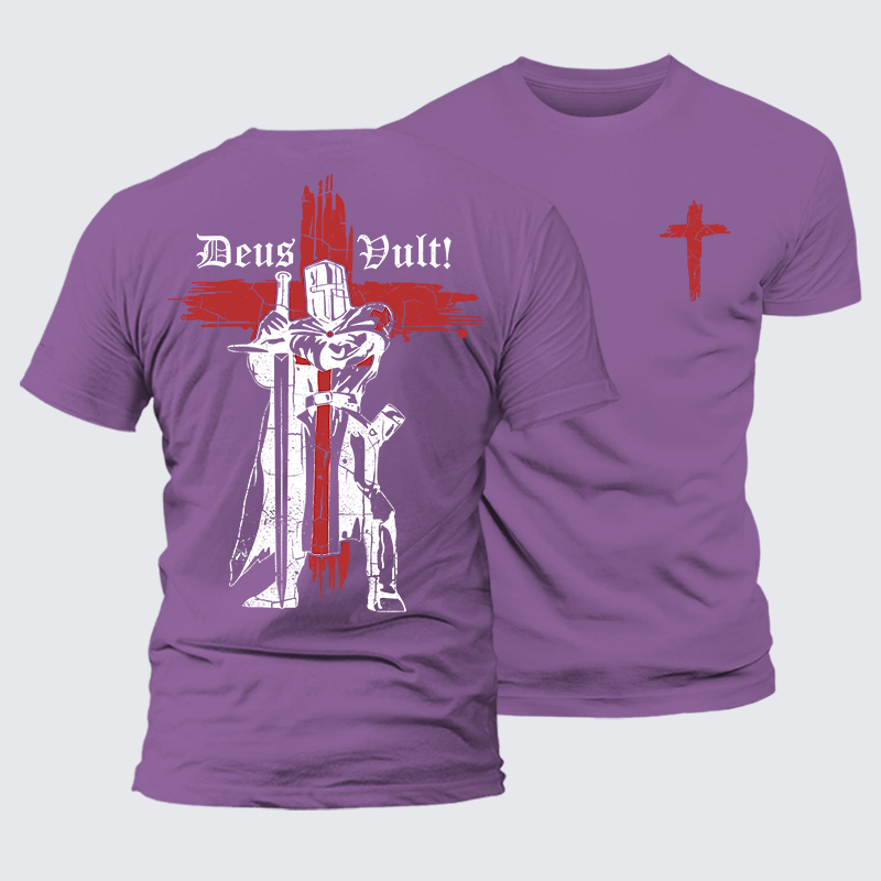 Luxe Mercerized Cotton Tee - Deus Vult Crusader