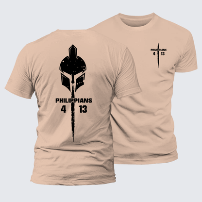 Luxe Mercerized Cotton Tee - Philippians 4:13