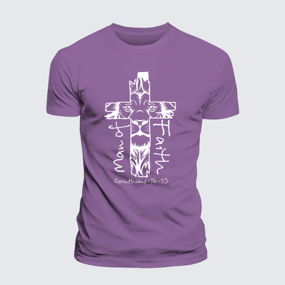 Luxe Mercerized Cotton Tee - Man Of Faith
