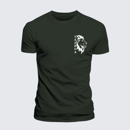 Luxe Mercerized Cotton Tee - Yeshua Lion