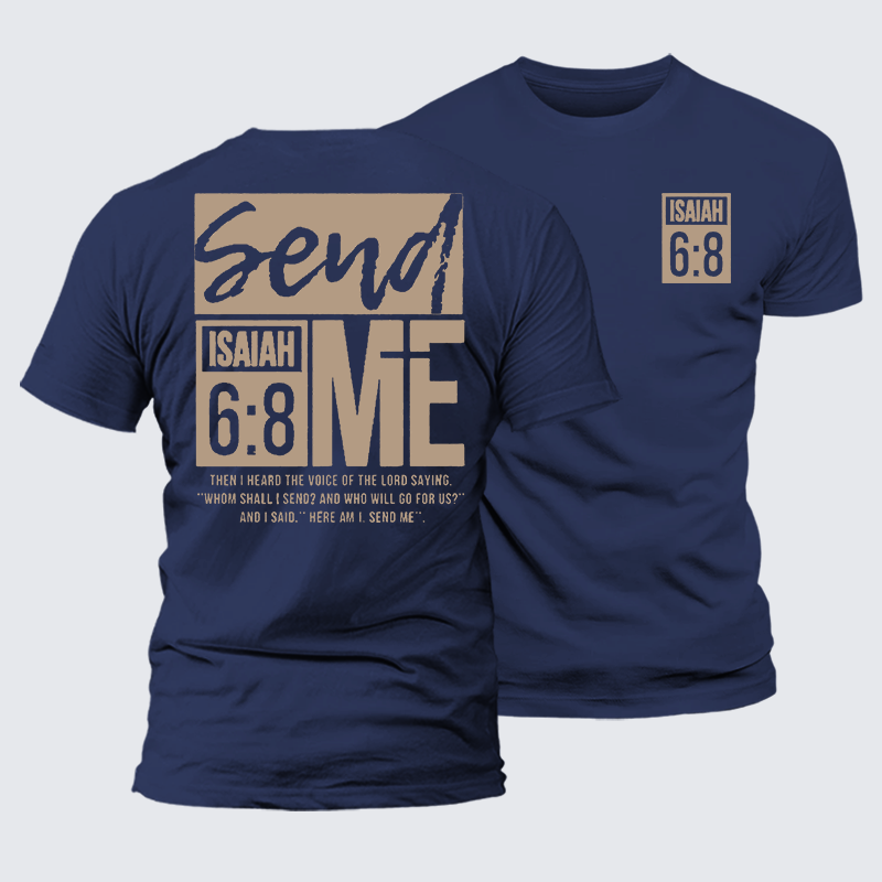 Luxe Mercerized Cotton Tee - Send Me