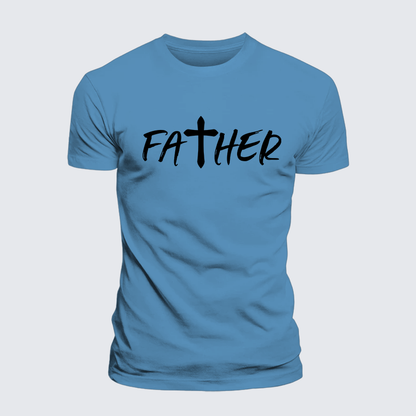 Luxe Mercerized Cotton Tee - Father Christian Cross
