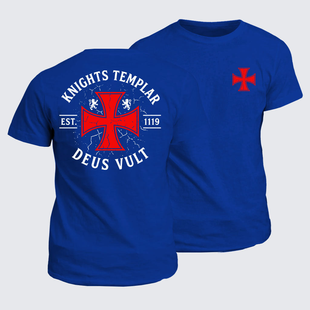 Classic Cotton Tee - Knights Templar Deus Vult