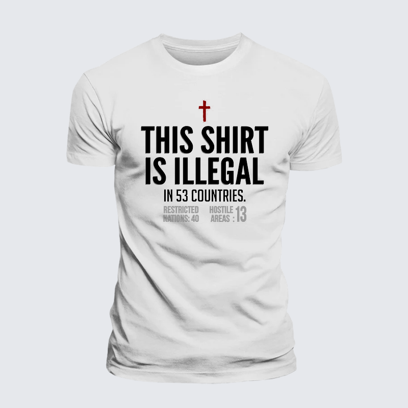 Luxe Mercerized Cotton Tee - This Shirt is Illegal