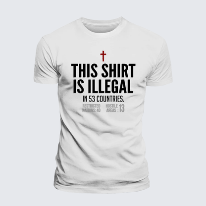 Luxe Mercerized Cotton Tee - This Shirt is Illegal