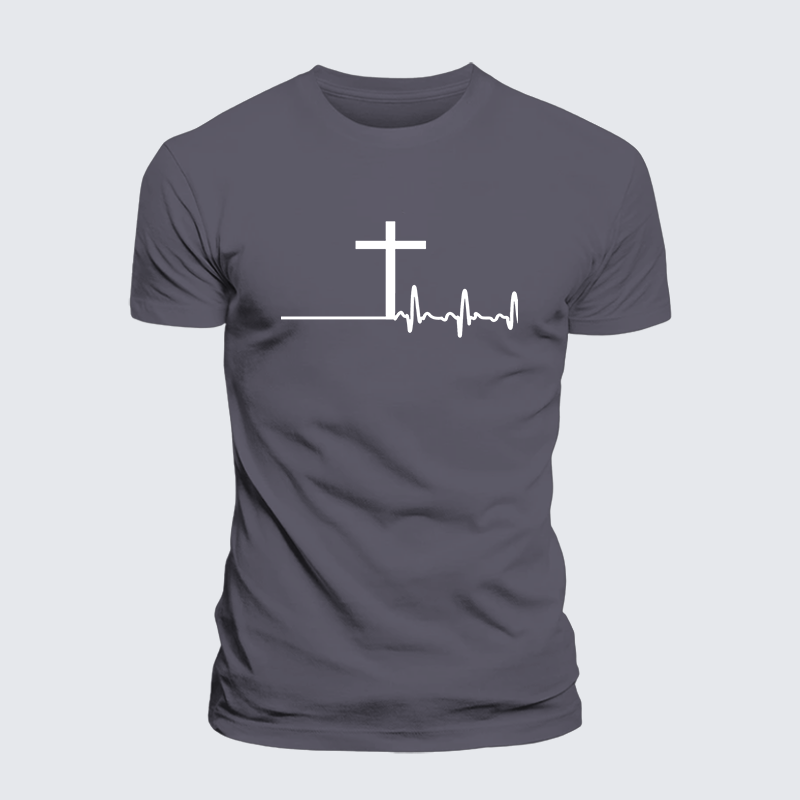 Luxe Mercerized Cotton Tee - ECG Cross