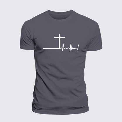 Luxe Mercerized Cotton Tee - ECG Cross