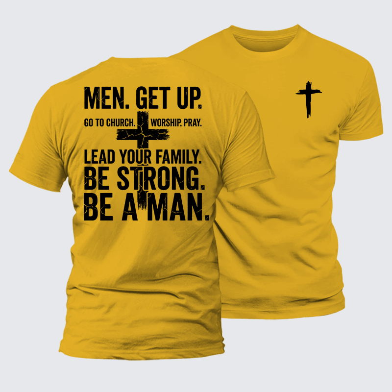 Luxe Mercerized Cotton Tee - Men Get Up