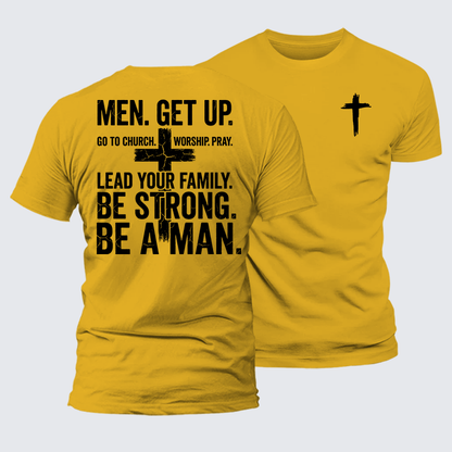 Luxe Mercerized Cotton Tee - Men Get Up