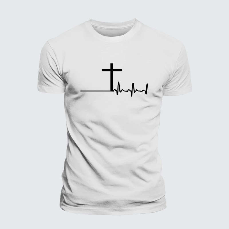 Luxe Mercerized Cotton Tee - ECG Cross