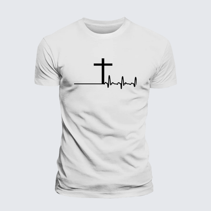 Luxe Mercerized Cotton Tee - ECG Cross