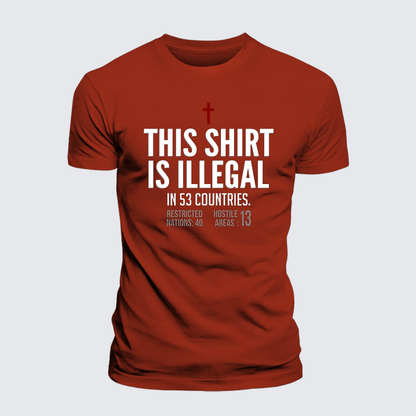 Luxe Mercerized Cotton Tee - This Shirt is Illegal