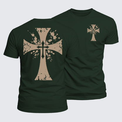 Luxe Mercerized Cotton Tee - Cross