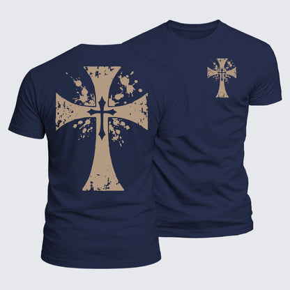 Luxe Mercerized Cotton Tee - Cross