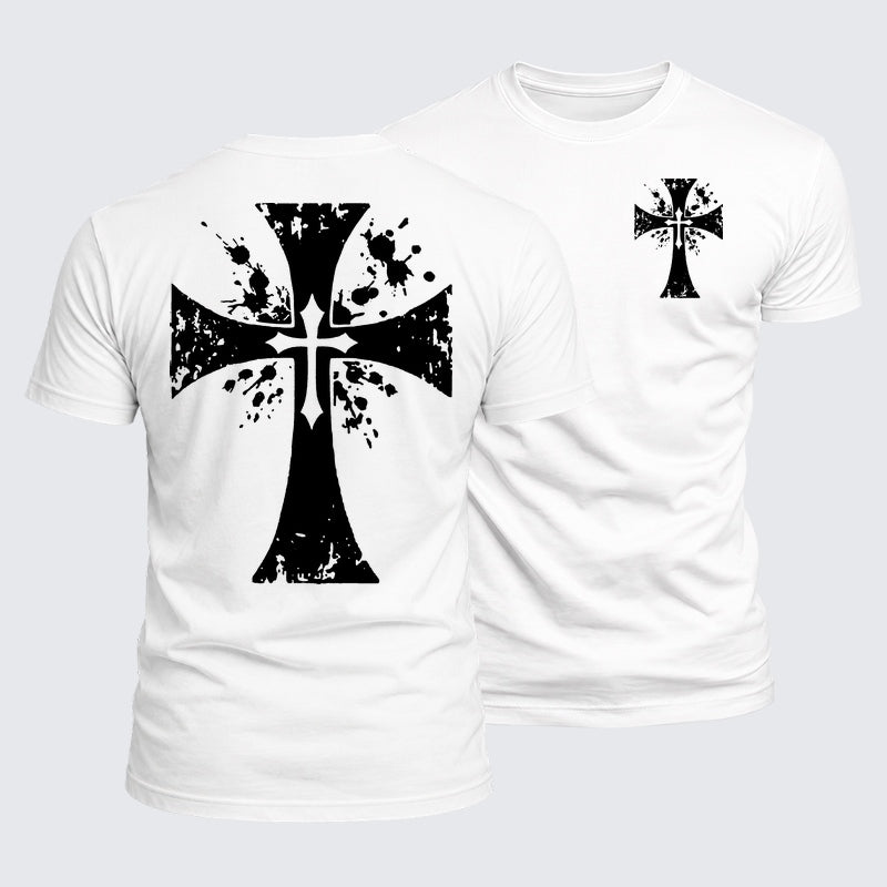 Luxe Mercerized Cotton Tee - Cross