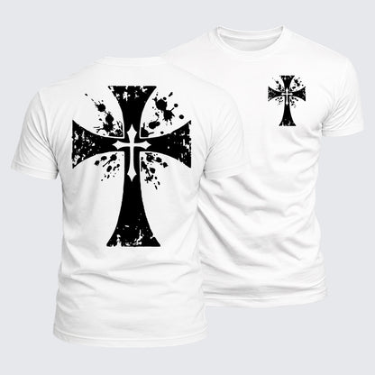 Luxe Mercerized Cotton Tee - Cross