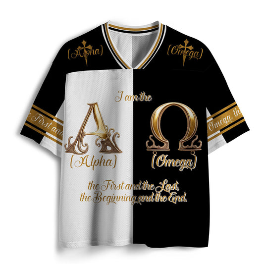 The Alpha And Omega Christian Mesh Jersey