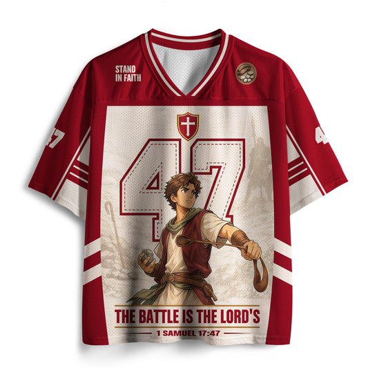 The Battle Is The Lord's Christian Mesh Jersey