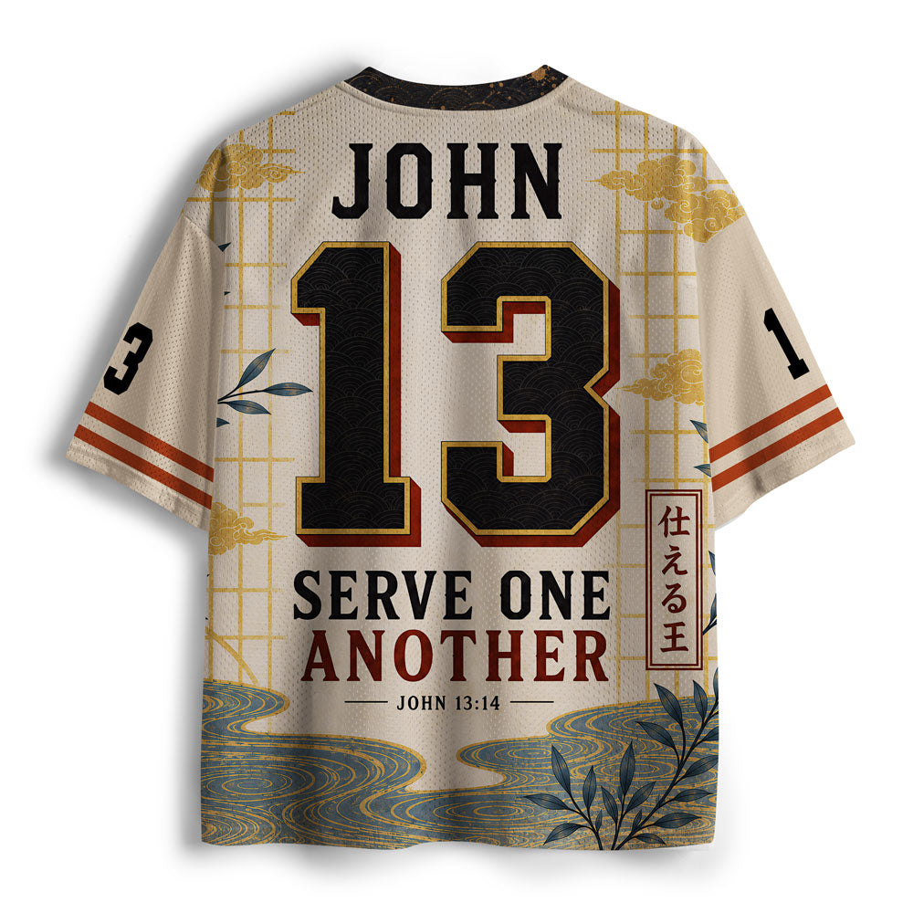 The King Who Served Christian Mesh Jersey