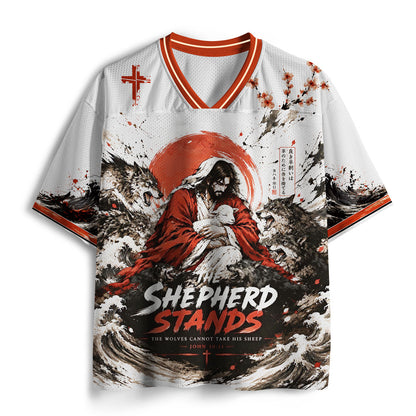 The Shepherd Stands Christian Mesh Jersey