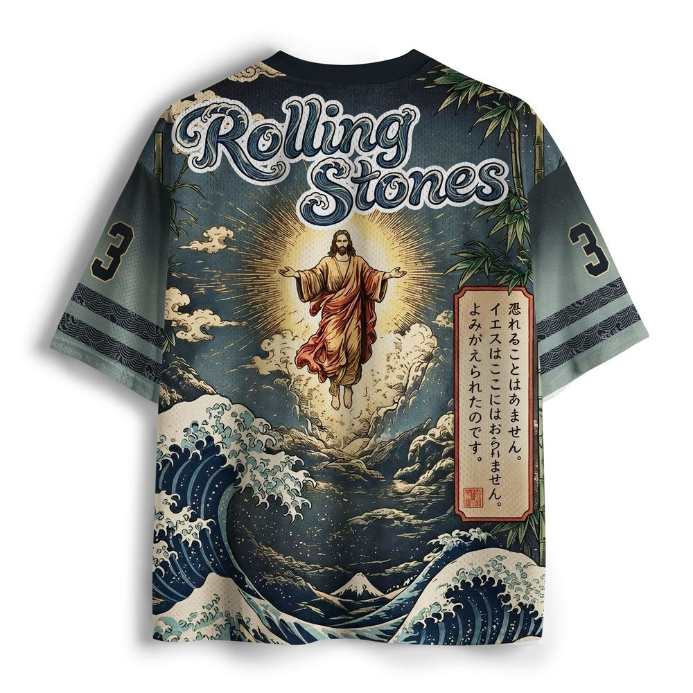 The Stone Was Rolled Away Christian Mesh Jersey