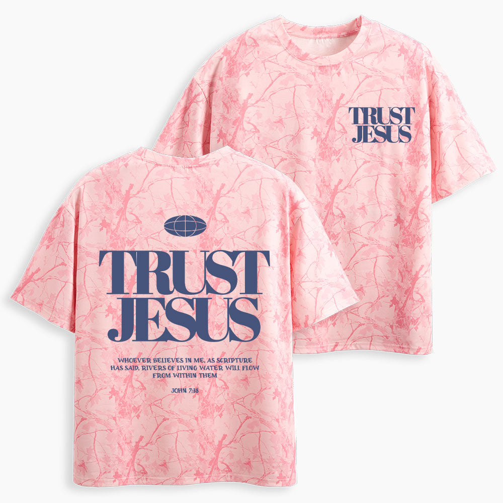 Trust Jesus Christian Camo T-Shirt
