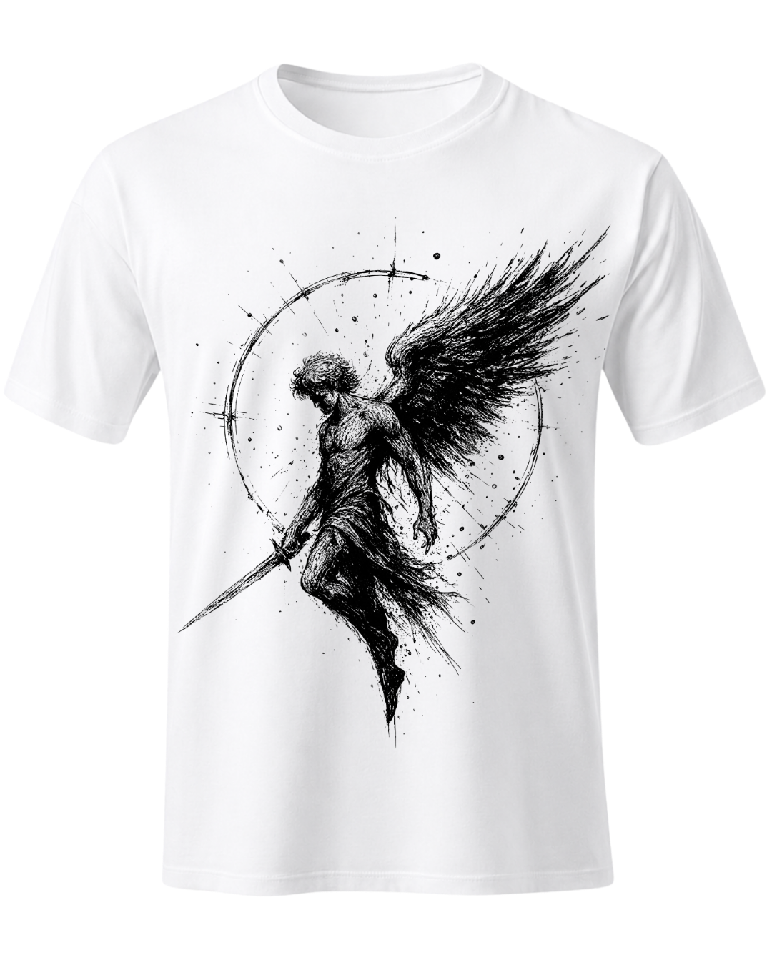 Archangel Michael - Flaming Sword Tee