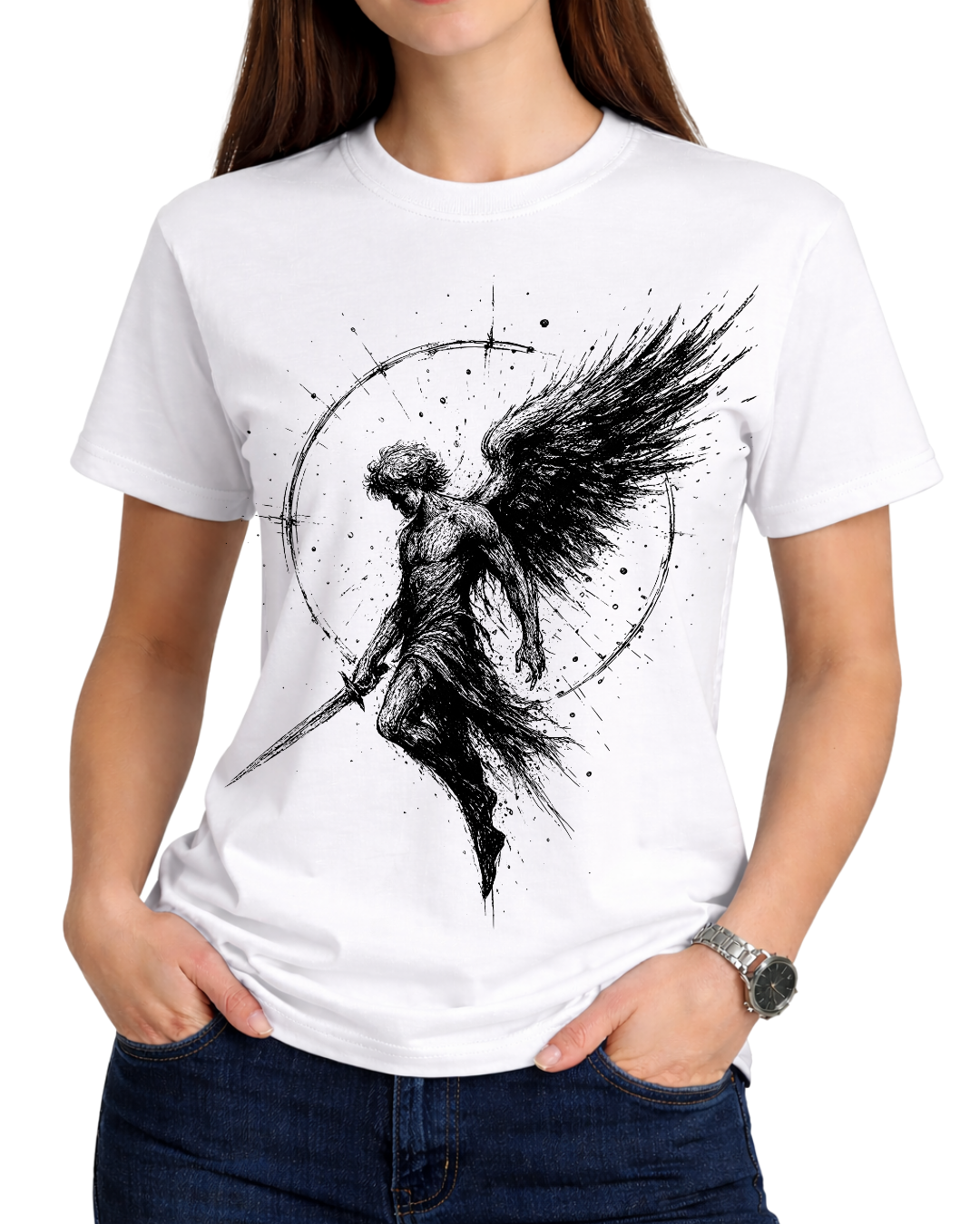 Archangel Michael - Flaming Sword Tee