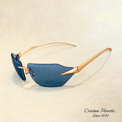Carlo™ Rimless Polarized Sunglasses by Cristian Moretti®